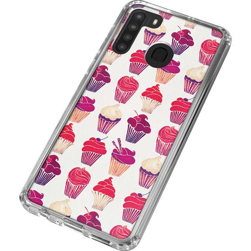 Cat Coq Cupcakes Galaxy A21 Clear Case