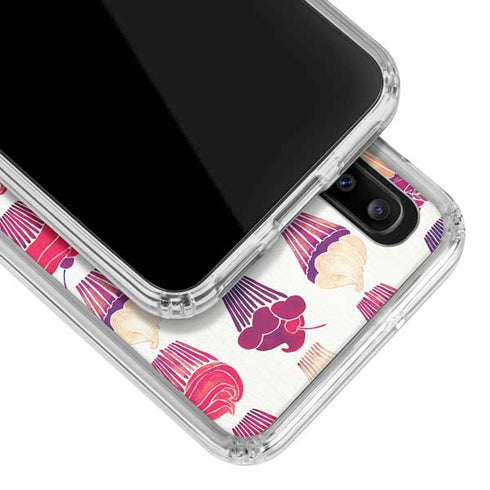 Cat Coq Cupcakes Galaxy A30 Clear Case