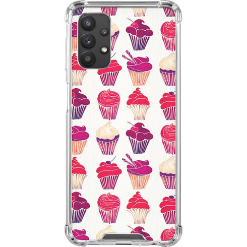 Cat Coq Cupcakes Galaxy A32 5G Clear Case