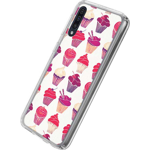 Cat Coq Cupcakes Galaxy A50 Clear Case