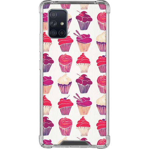 Cat Coq Cupcakes Galaxy A71 5G Clear Case