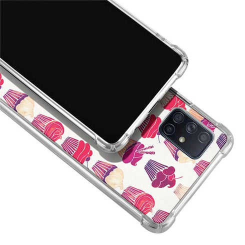 Cat Coq Cupcakes Galaxy A71 5G Clear Case