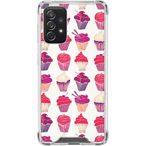 Cat Coq Cupcakes Galaxy A72 5G Clear Case