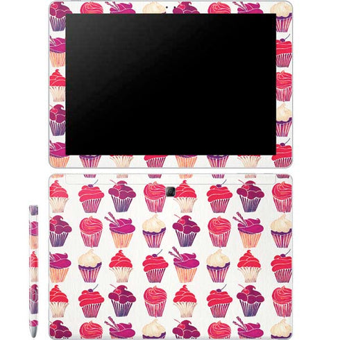 Cat Coq Cupcakes Galaxy Book 12in Skin