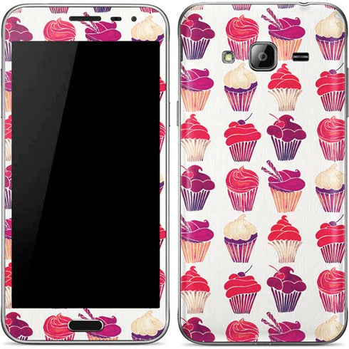 Cat Coq Cupcakes Galaxy J3 Skin