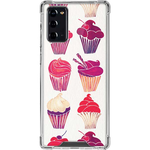 Cat Coq Cupcakes Galaxy Note20 5G Clear Case