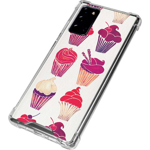 Cat Coq Cupcakes Galaxy Note20 5G Clear Case