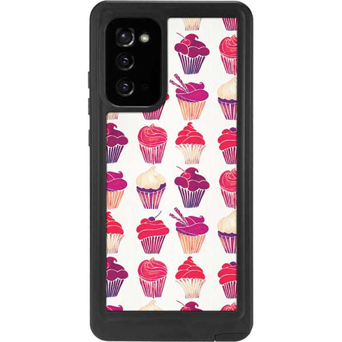 Cat Coq Cupcakes Galaxy Note20 5G Waterproof Case