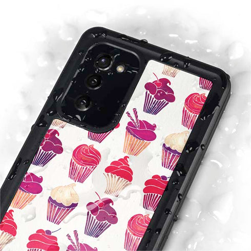 Cat Coq Cupcakes Galaxy Note20 5G Waterproof Case