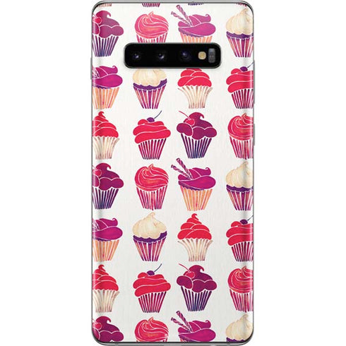 Cat Coq Cupcakes Galaxy S10 Plus Skin