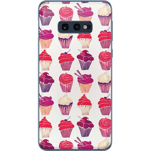 Cat Coq Cupcakes Galaxy S10e Skin