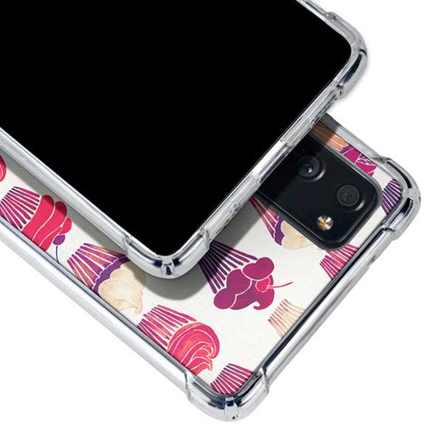 Cat Coq Cupcakes Galaxy S20 FE Clear Case