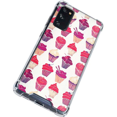 Cat Coq Cupcakes Galaxy S20 FE Clear Case