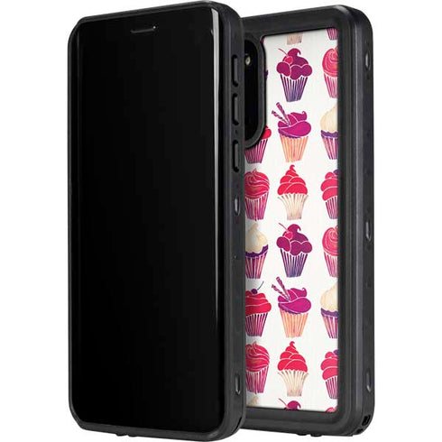 Cat Coq Cupcakes Galaxy S20 Plus Waterproof Case