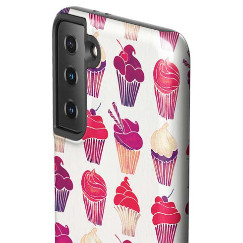 Cat Coq Cupcakes Galaxy S21 FE Pro Case