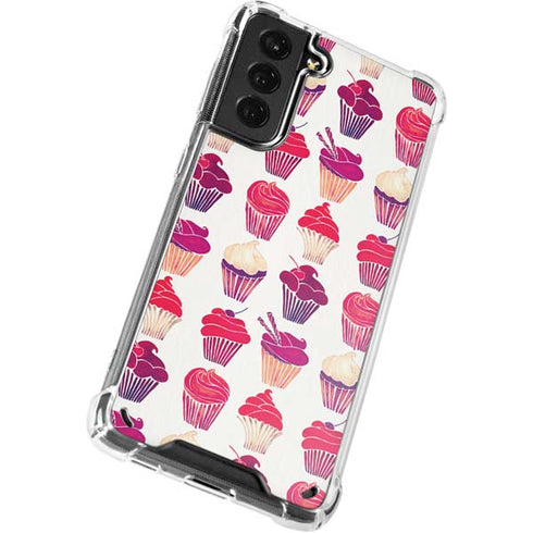 Cat Coq Cupcakes Galaxy S21 Plus 5G Clear Case