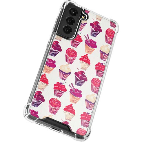 Cat Coq Cupcakes Galaxy S22 Plus Clear Case