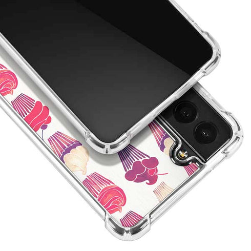 Cat Coq Cupcakes Galaxy S22 Plus Clear Case