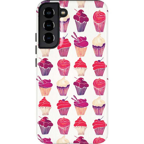 Cat Coq Cupcakes Galaxy S22 Plus Pro Case
