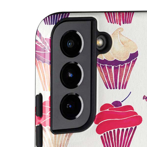 Cat Coq Cupcakes Galaxy S22 Plus Pro Case