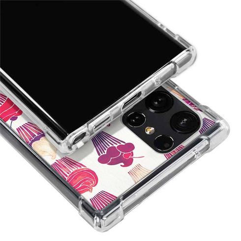 Cat Coq Cupcakes Galaxy S22 Ultra Clear Case