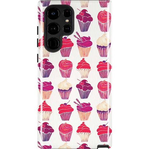 Cat Coq Cupcakes Galaxy S22 Ultra Pro Case