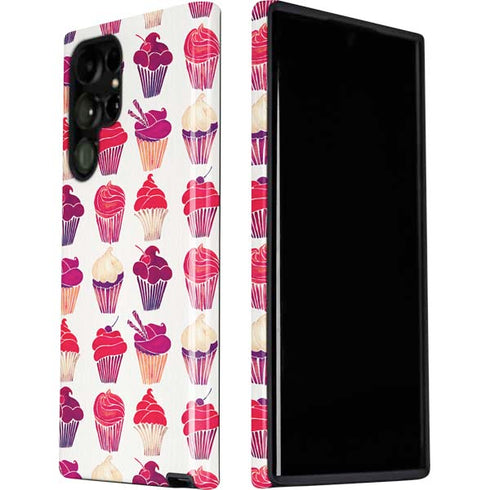 Cat Coq Cupcakes Galaxy S22 Ultra Pro Case