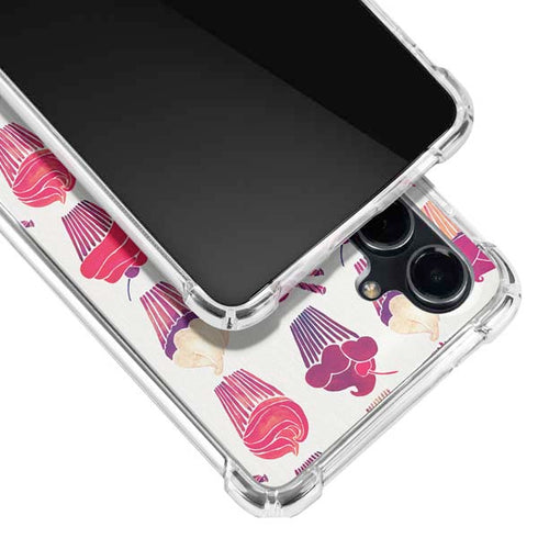 Cupcakes by Cat Coq Galaxy S23 FE Clear Case