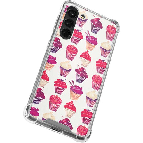 Cat Coq Cupcakes Galaxy S23 Plus Clear Case