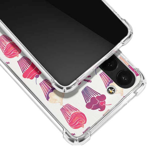 Cat Coq Cupcakes Galaxy S23 Plus Clear Case