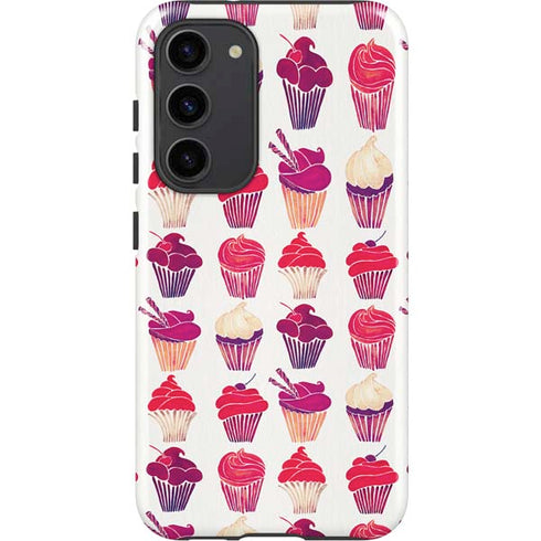 Cat Coq Cupcakes Galaxy S23 Plus Pro Case