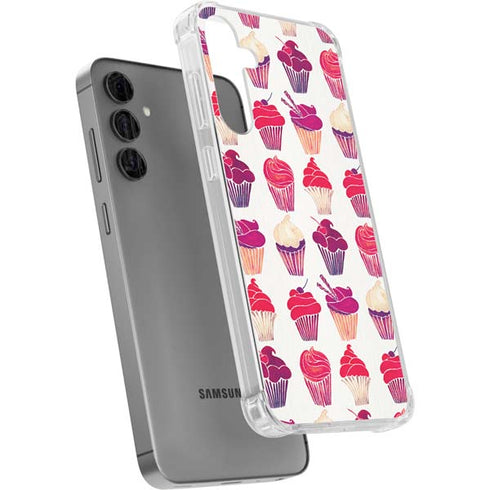 Cupcakes by Cat Coq Galaxy S24 Plus Clear Case