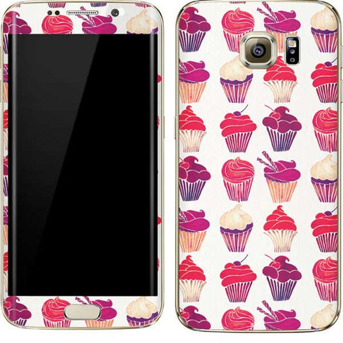 Cat Coq Cupcakes Galaxy S7 Edge Skin