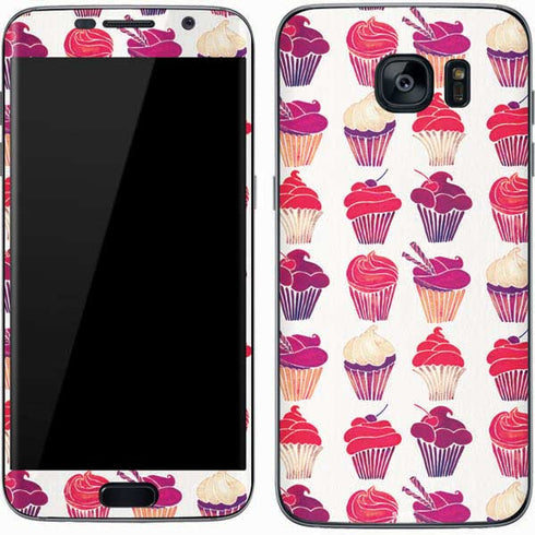 Cat Coq Cupcakes Galaxy S7 Skin