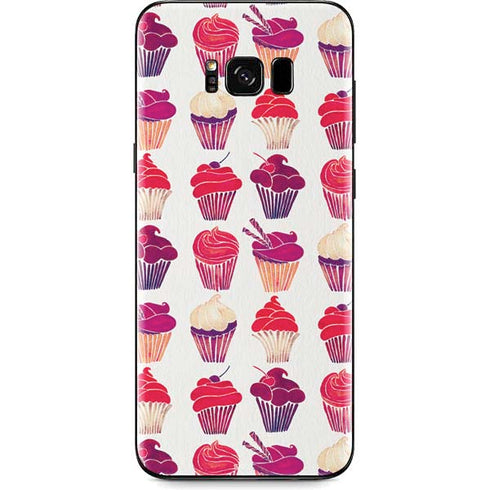 Cat Coq Cupcakes Galaxy S8 Skin