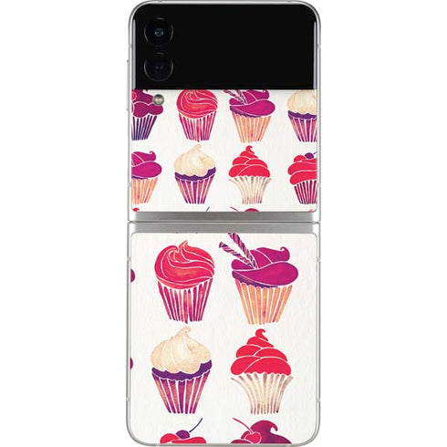 Cat Coq Cupcakes Galaxy Z Flip4 5G Skin