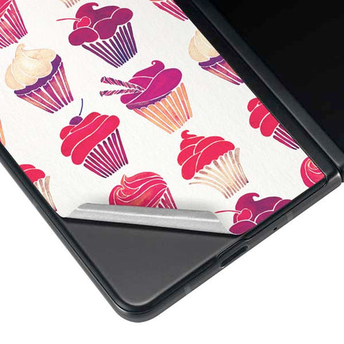 Cat Coq Cupcakes Galaxy Z Fold3 5G Skin