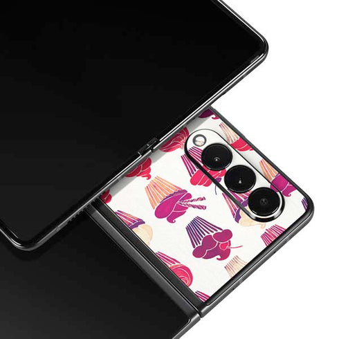 Cat Coq Cupcakes Galaxy Z Fold3 5G Skin