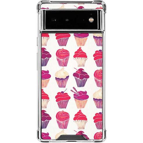 Cat Coq Cupcakes Google Pixel 6 Clear Case
