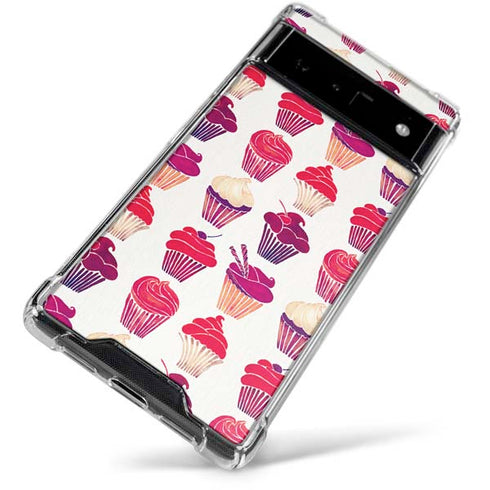 Cat Coq Cupcakes Google Pixel 6 Clear Case
