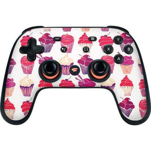 Cat Coq Cupcakes Google Stadia Controller Skin