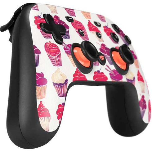 Cat Coq Cupcakes Google Stadia Controller Skin