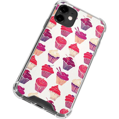 Cat Coq Cupcakes iPhone 12 Clear Case