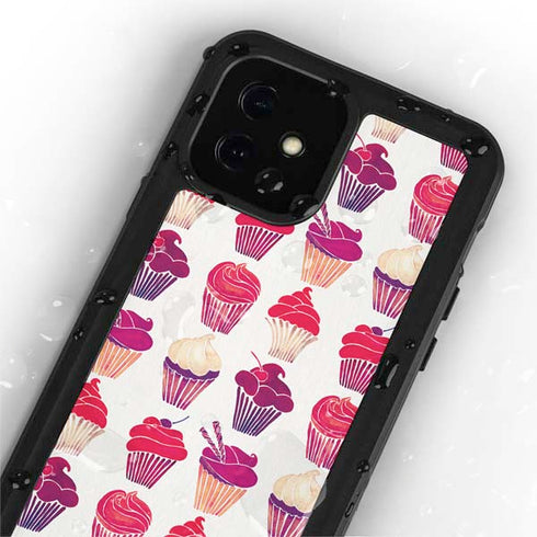 Cat Coq Cupcakes iPhone 12 Mini Waterproof Case