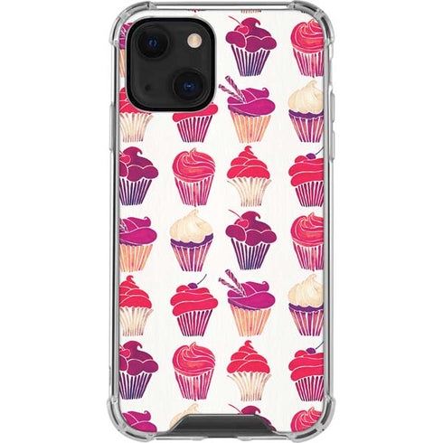 Cat Coq Cupcakes iPhone 13 Mini Clear Case