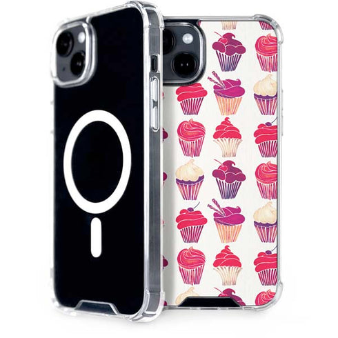 Cat Coq Cupcakes iPhone 14 MagSafe Case