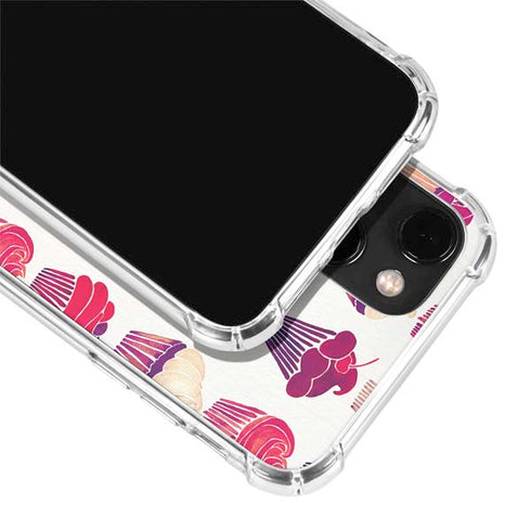 Cat Coq Cupcakes iPhone 14 Plus Clear Case