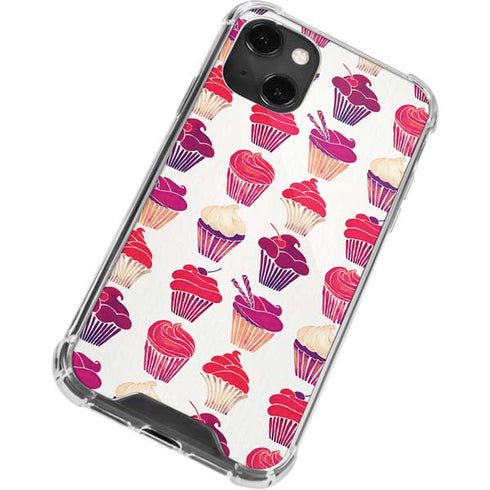 Cat Coq Cupcakes iPhone 14 Plus Clear Case