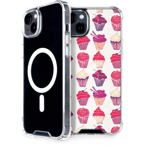 Cat Coq Cupcakes iPhone 14 Plus MagSafe Case
