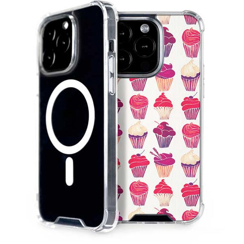 Cat Coq Cupcakes iPhone 14 Pro MagSafe Case